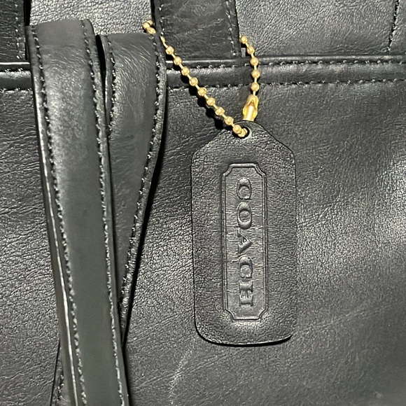 {NEW} Coach Backpack Soft Black Leather - Picture 4 of 12
